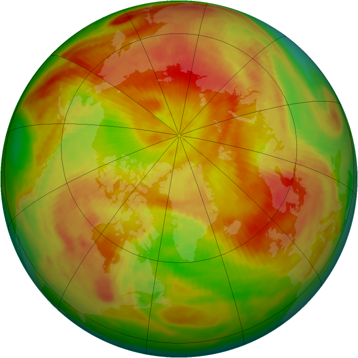 Arctic ozone map for 01 May 1979